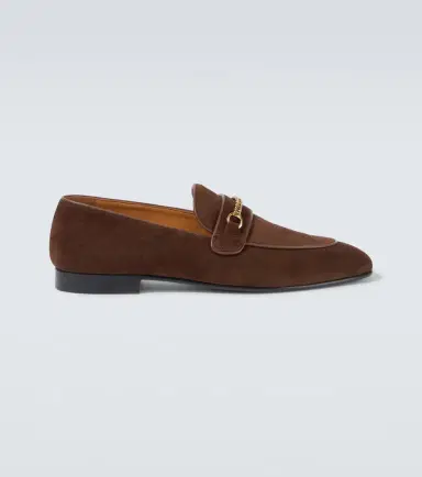Tom Ford Liam chain-detail suede loafers | Thumbnail 6 Tom Ford Liam chain-detail suede loafers | Thumbnail 6