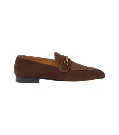 Tom Ford Liam chain-detail suede loafers | Thumbnail 1 Tom Ford Liam chain-detail suede loafers | Thumbnail 1