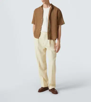 Auralee Knitted cotton mesh shirt | Thumbnail 2 Auralee Knitted cotton mesh shirt | Thumbnail 2