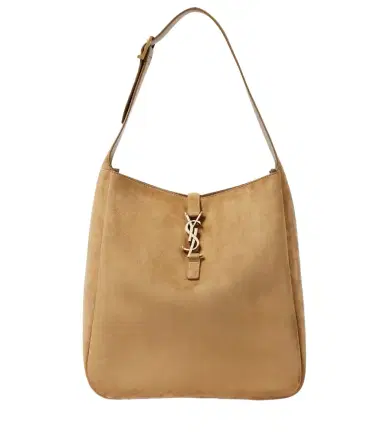 Saint Laurent Le 5 à 7 Supple Large suede shoulder bag | Thumbnail 1 Saint Laurent Le 5 à 7 Supple Large suede shoulder bag | Thumbnail 1