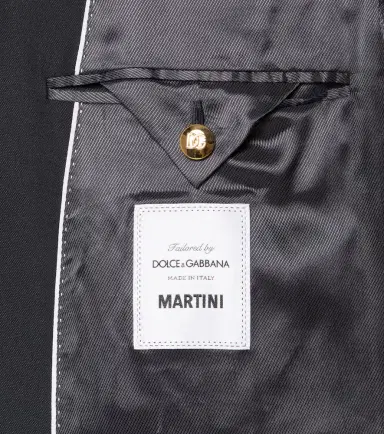 Dolce & Gabbana Patch-appliqué wool and silk blazer | Thumbnail 2 Dolce & Gabbana Patch-appliqué wool and silk blazer | Thumbnail 2