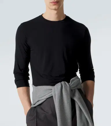 Giorgio Armani Jersey T-shirt | Thumbnail 4 Giorgio Armani Jersey T-shirt | Thumbnail 4