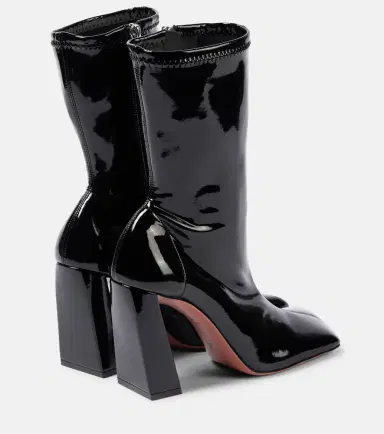 Amina Muaddi Marine 95 latex ankle boots | Thumbnail 5 Amina Muaddi Marine 95 latex ankle boots | Thumbnail 5