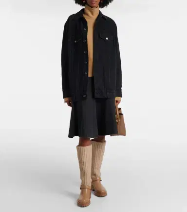 Gianvito Rossi Thurso leather-trimmed sock boots | Thumbnail 5 Gianvito Rossi Thurso leather-trimmed sock boots | Thumbnail 5