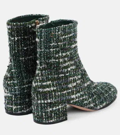 Gianvito Rossi Joelle 45 bouclé tweed ankle boots | Thumbnail 2 Gianvito Rossi Joelle 45 bouclé tweed ankle boots | Thumbnail 2