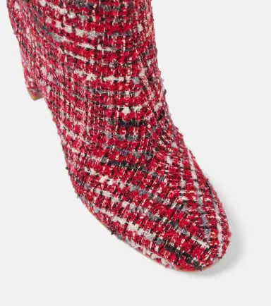 Gianvito Rossi Bouclé knee-high boots | Thumbnail 2 Gianvito Rossi Bouclé knee-high boots | Thumbnail 2