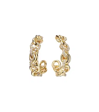 Spinelli Kilcollin Fused Serpens 18kt gold earrings with diamonds | Thumbnail 1 Spinelli Kilcollin Fused Serpens 18kt gold earrings with diamonds | Thumbnail 1