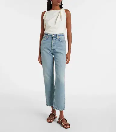 Agolde 90s Pinch Waist Crop high-rise straight jeans | Thumbnail 7 Agolde 90s Pinch Waist Crop high-rise straight jeans | Thumbnail 7