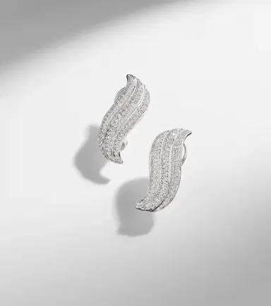 Anita Ko Celeste Small 18kt white gold earrings with diamonds | Thumbnail 5 Anita Ko Celeste Small 18kt white gold earrings with diamonds | Thumbnail 5