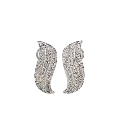 Anita Ko Celeste Small 18kt white gold earrings with diamonds | Thumbnail 1 Anita Ko Celeste Small 18kt white gold earrings with diamonds | Thumbnail 1