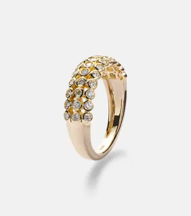 STONE AND STRAND Bold Lattice 14kt gold ring with diamonds | Thumbnail 2 STONE AND STRAND Bold Lattice 14kt gold ring with diamonds | Thumbnail 2