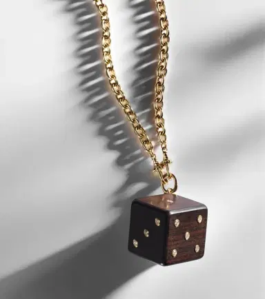 Marie Lichtenberg Dado Jumbo 18kt gold and wood pendant necklace with diamonds | Thumbnail 5 Marie Lichtenberg Dado Jumbo 18kt gold and wood pendant necklace with diamonds | Thumbnail 5
