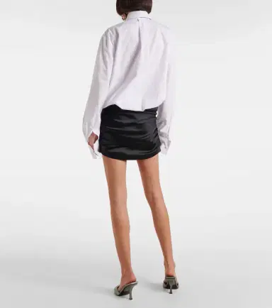 The Attico Poplin and satin minidress | Thumbnail 5 The Attico Poplin and satin minidress | Thumbnail 5