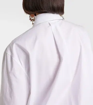 The Attico Poplin and satin minidress | Thumbnail 6 The Attico Poplin and satin minidress | Thumbnail 6