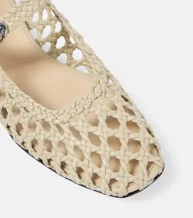 Le Monde Béryl Le Monde Béryl Woven leather ballet flats | Thumbnail 3 Le Monde Béryl Le Monde Béryl Woven leather ballet flats | Thumbnail 3