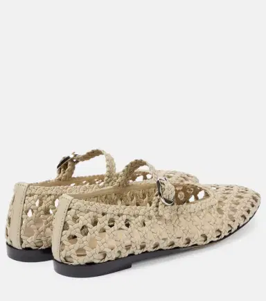 Le Monde Béryl Le Monde Béryl Woven leather ballet flats | Thumbnail 4 Le Monde Béryl Le Monde Béryl Woven leather ballet flats | Thumbnail 4