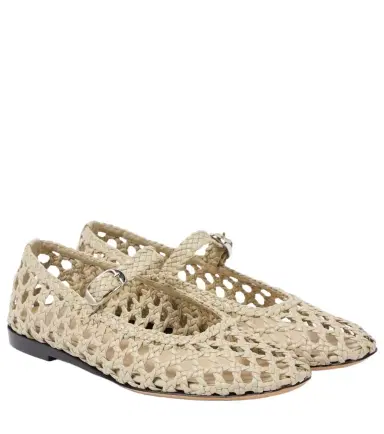 Le Monde Béryl Le Monde Béryl Woven leather ballet flats | Thumbnail 1 Le Monde Béryl Le Monde Béryl Woven leather ballet flats | Thumbnail 1