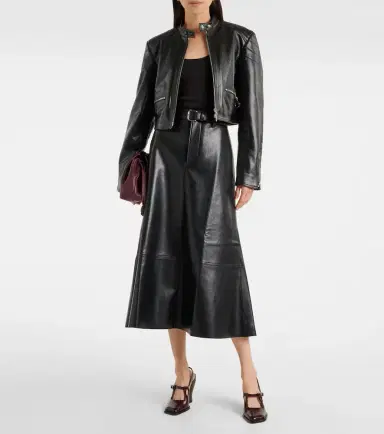 Citizens of Humanity Cassia faux leather midi skirt | Thumbnail 2 Citizens of Humanity Cassia faux leather midi skirt | Thumbnail 2