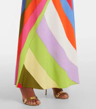 Pucci Iride jersey satin maxi skirt | Thumbnail 5 Pucci Iride jersey satin maxi skirt | Thumbnail 5