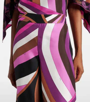 Pucci Iride printed silk twill palazzo pants | Thumbnail 3 Pucci Iride printed silk twill palazzo pants | Thumbnail 3