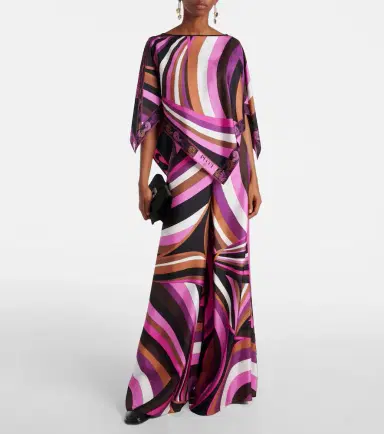 Pucci Iride printed silk twill palazzo pants | Thumbnail 5 Pucci Iride printed silk twill palazzo pants | Thumbnail 5