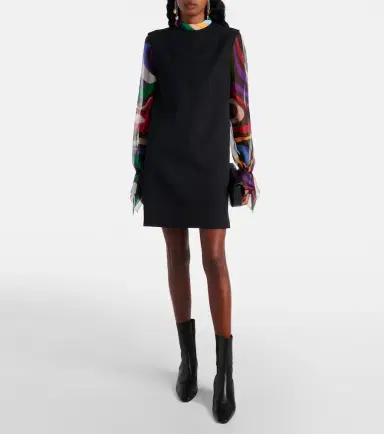 Pucci Marmo cady shift dress | Thumbnail 3 Pucci Marmo cady shift dress | Thumbnail 3
