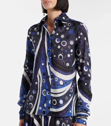 Pucci Fontane cotton muslin shirt | Thumbnail 6 Pucci Fontane cotton muslin shirt | Thumbnail 6