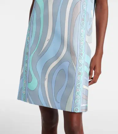 Pucci Marmo silk twill minidress | Thumbnail 5 Pucci Marmo silk twill minidress | Thumbnail 5