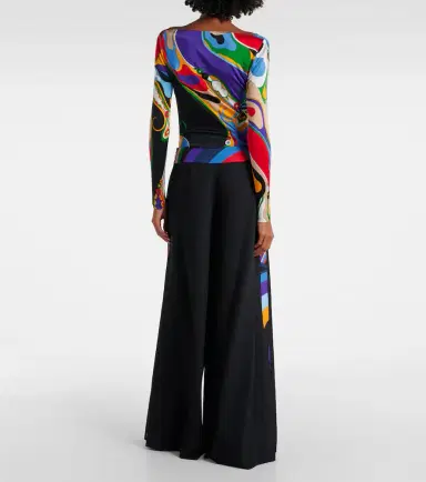 Pucci Iride cady palazzo pants | Thumbnail 3 Pucci Iride cady palazzo pants | Thumbnail 3