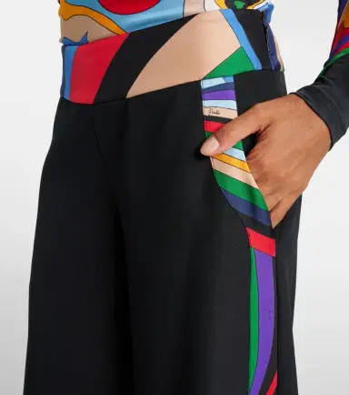 Pucci Iride cady palazzo pants | Thumbnail 4 Pucci Iride cady palazzo pants | Thumbnail 4