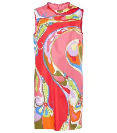 Pucci Orchidee silk twill minidress | Thumbnail 1 Pucci Orchidee silk twill minidress | Thumbnail 1
