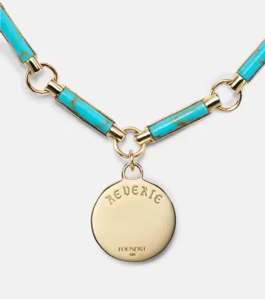 FoundRae Reverie Element 18kt gold chain bracelet with turquoise and diamonds | Thumbnail 2 FoundRae Reverie Element 18kt gold chain bracelet with turquoise and diamonds | Thumbnail 2
