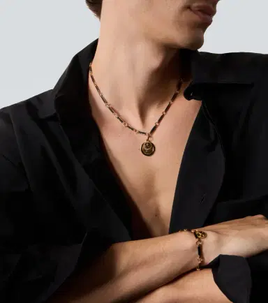 Foundrae Ever Growing & Vivacity 18kt gold necklace with onyx | Thumbnail 5 Foundrae Ever Growing & Vivacity 18kt gold necklace with onyx | Thumbnail 5