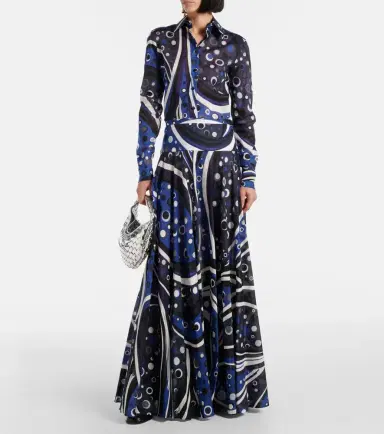 PUCCI Printed cotton muslin maxi skirt | Thumbnail 3 PUCCI Printed cotton muslin maxi skirt | Thumbnail 3