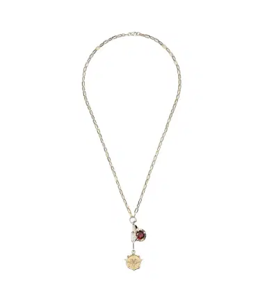 Foundrae Vivacity & Internal Compass 18kt gold necklace with diamonds | Thumbnail 1 Foundrae Vivacity & Internal Compass 18kt gold necklace with diamonds | Thumbnail 1