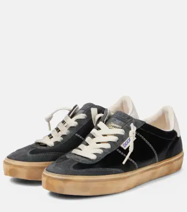 Golden Goose Soul Star suede-trimmed velvet sneakers | Thumbnail 4 Golden Goose Soul Star suede-trimmed velvet sneakers | Thumbnail 4