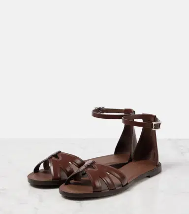 Max Mara Doublefla leather sandals | Thumbnail 5 Max Mara Doublefla leather sandals | Thumbnail 5