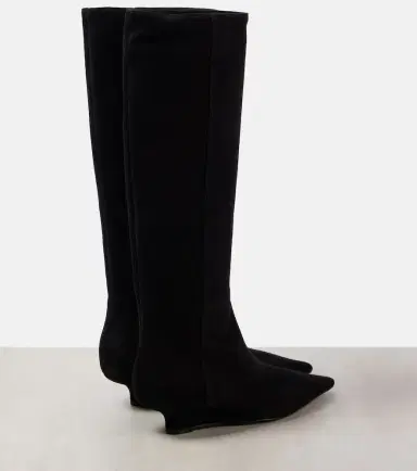 Toteme Sharp 40 suede knee-high boots | Thumbnail 4 Toteme Sharp 40 suede knee-high boots | Thumbnail 4