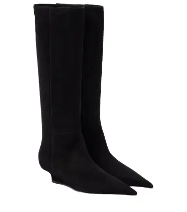 Toteme Sharp 40 suede knee-high boots | Thumbnail 1 Toteme Sharp 40 suede knee-high boots | Thumbnail 1