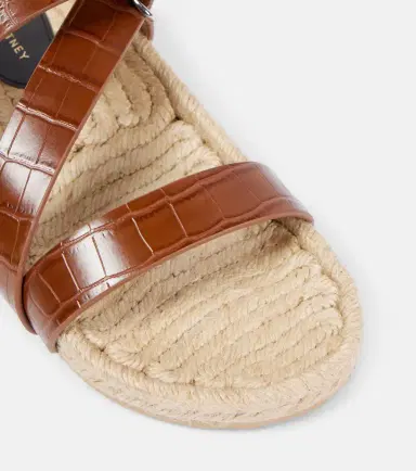 Stella McCartney Gaia S-Wave leather espadrille sandals | Thumbnail 3 Stella McCartney Gaia S-Wave leather espadrille sandals | Thumbnail 3
