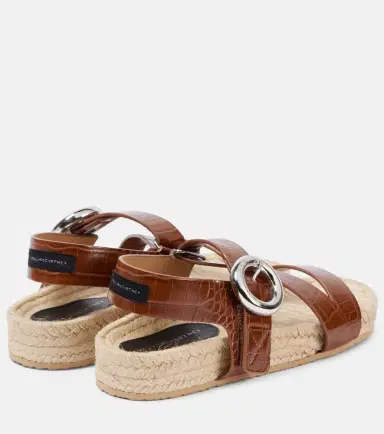 Stella McCartney Gaia S-Wave leather espadrille sandals | Thumbnail 5 Stella McCartney Gaia S-Wave leather espadrille sandals | Thumbnail 5