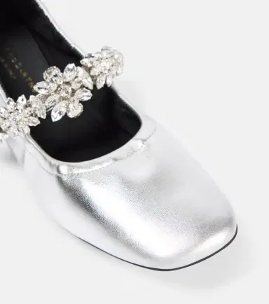 Stella McCartney Elsa metallic faux leather ballet flats | Thumbnail 4 Stella McCartney Elsa metallic faux leather ballet flats | Thumbnail 4