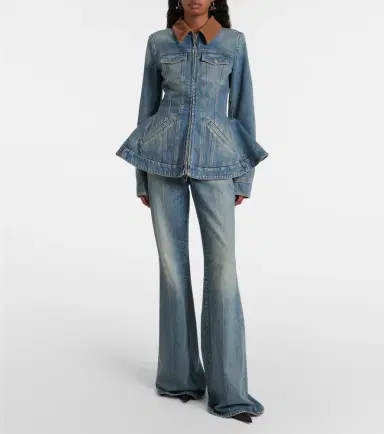 McQueen Faded high-rise bootcut jeans | Thumbnail 3 McQueen Faded high-rise bootcut jeans | Thumbnail 3