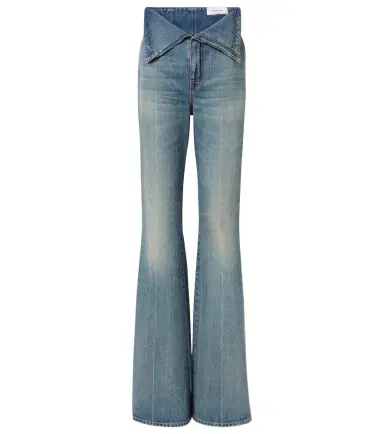 McQueen Faded high-rise bootcut jeans | Thumbnail 1 McQueen Faded high-rise bootcut jeans | Thumbnail 1