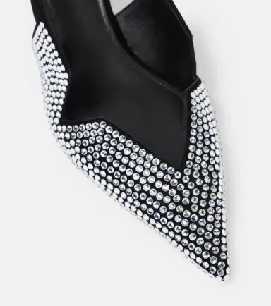 Coperni 65 crystal-embellished leather pumps | Thumbnail 2 Coperni 65 crystal-embellished leather pumps | Thumbnail 2
