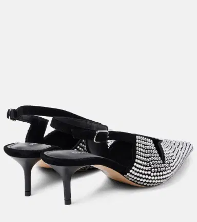 Coperni 65 crystal-embellished leather pumps | Thumbnail 3 Coperni 65 crystal-embellished leather pumps | Thumbnail 3