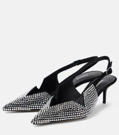 Coperni 65 crystal-embellished leather pumps | Thumbnail 4 Coperni 65 crystal-embellished leather pumps | Thumbnail 4