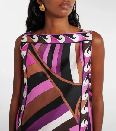 PUCCI Iride silk twill minidress | Thumbnail 3 PUCCI Iride silk twill minidress | Thumbnail 3
