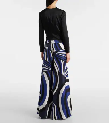 Pucci Iride silk twill palazzo pants | Thumbnail 2 Pucci Iride silk twill palazzo pants | Thumbnail 2