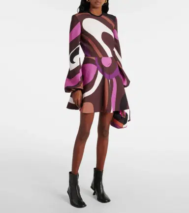 Pucci Marmo cady minidress | Thumbnail 4 Pucci Marmo cady minidress | Thumbnail 4